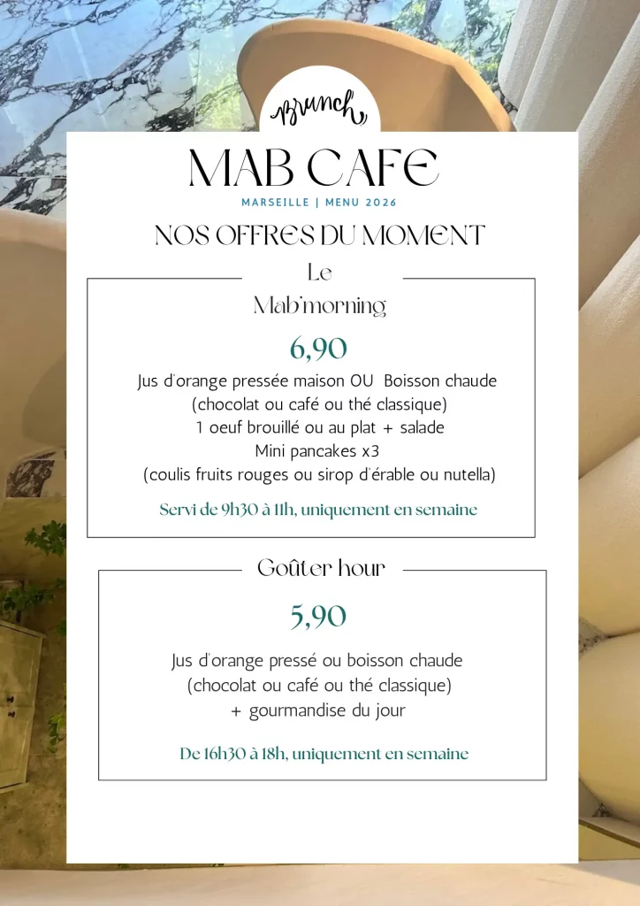 Les offres spéciales et suggestions du moment